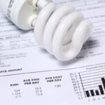 Reduce the Electricity Bill- a bill and an LED bulb